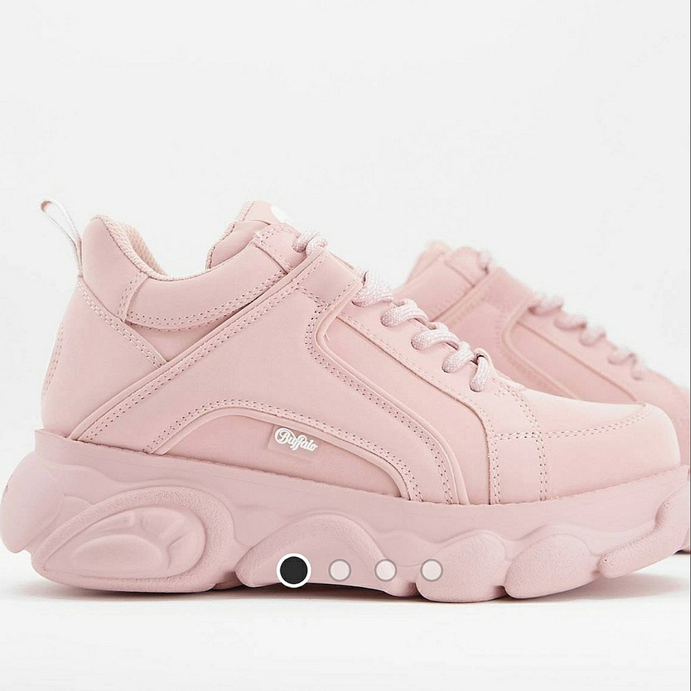 BUFFALO Corin low platform sneakers un pink - Picture 1 of 14
